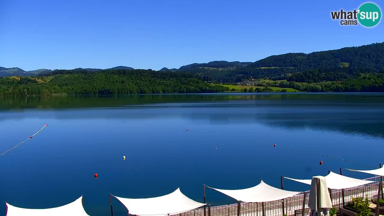 Web kamera Velenjsko jezero – Plaža Velenje uživo