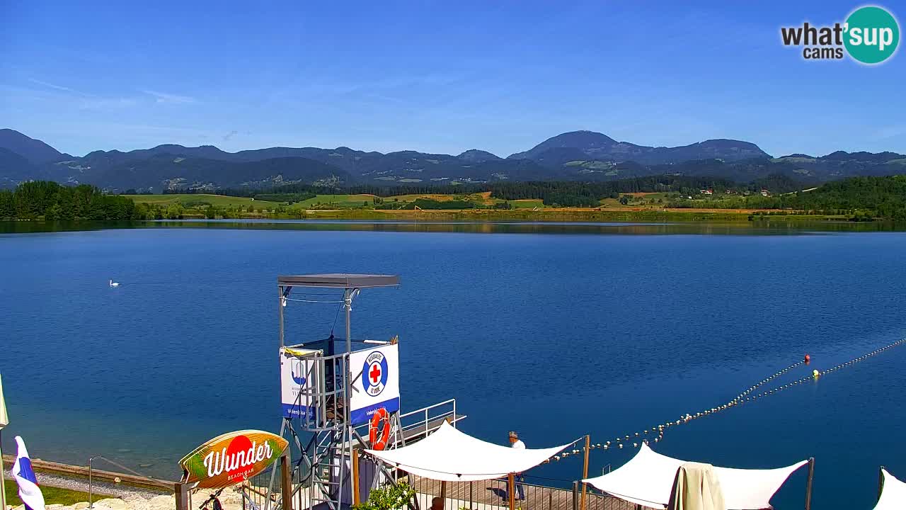 Webcam lac de Velenje – Vue en direct depuis Velenje Beach