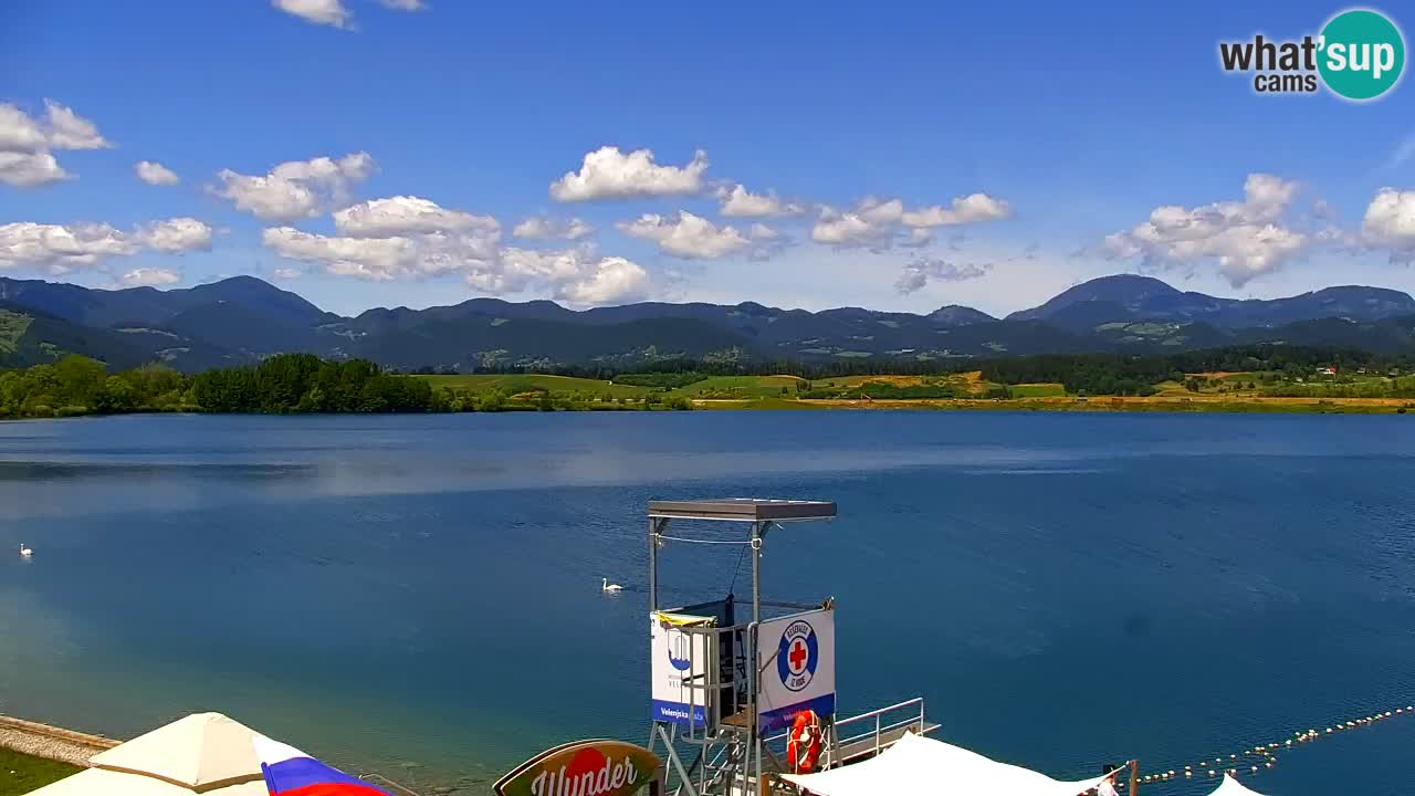 Webcam Lago di Velenje – Spiaggia di Velenje in diretta