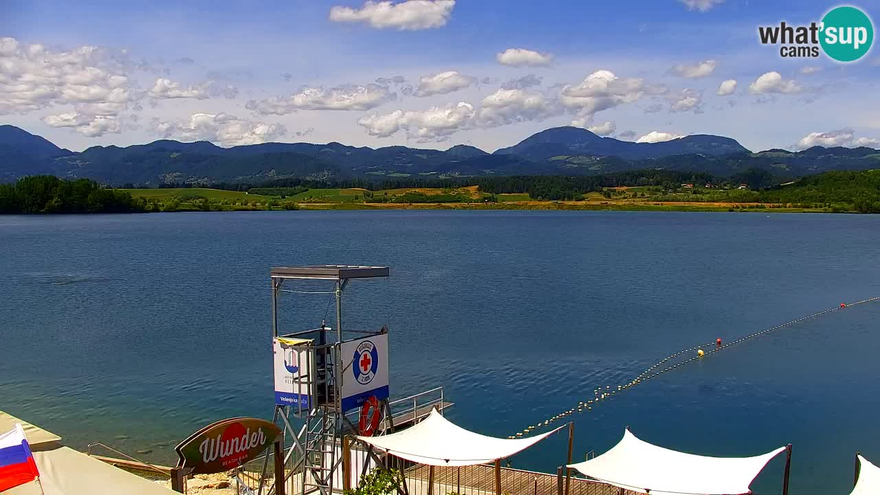 Webcam Lago di Velenje – Spiaggia di Velenje in diretta