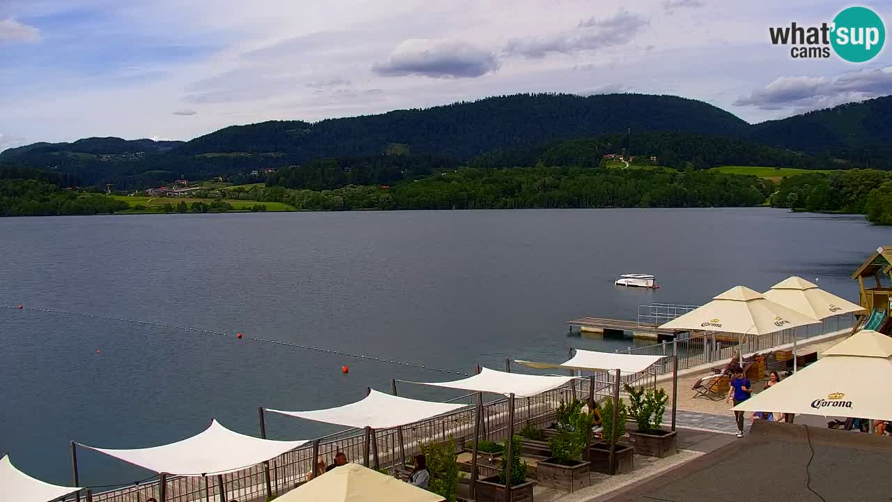 Webcam lago Velenje – Vista en directo desde Velenje Beach