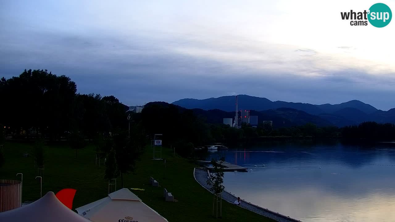 Webcam lac de Velenje – Vue en direct depuis Velenje Beach