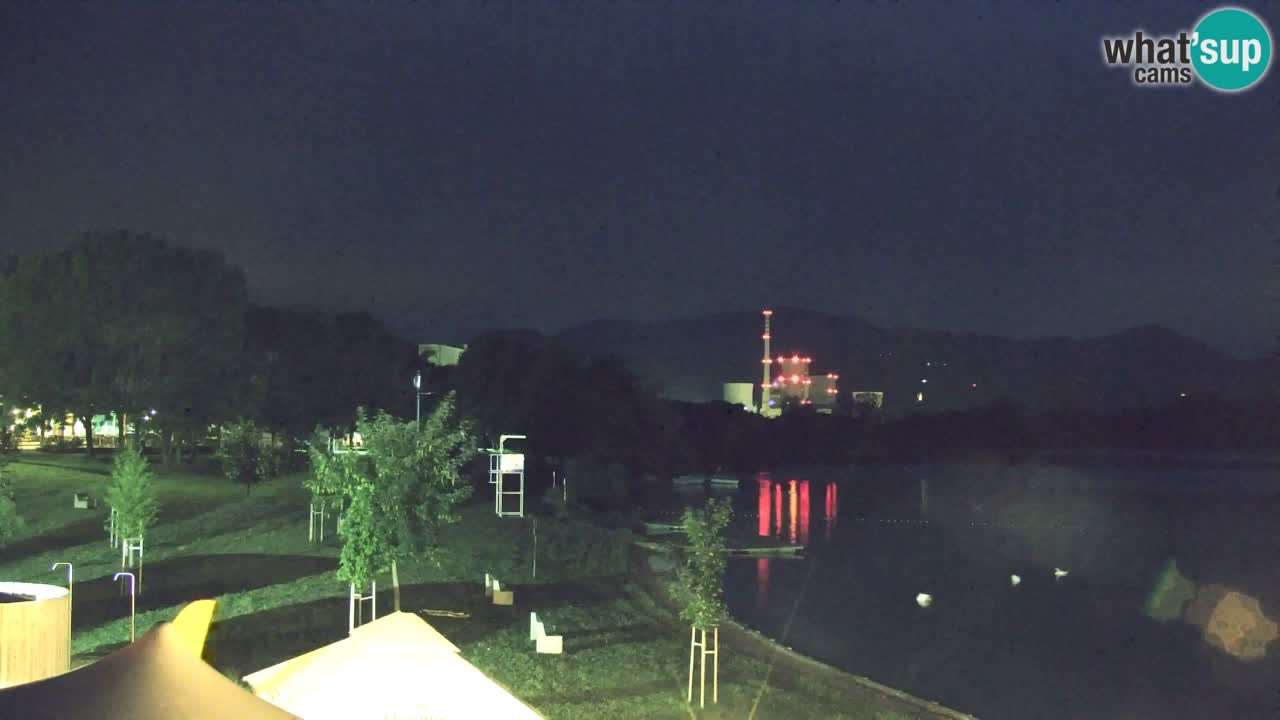 Webcam lago Velenje – Vista en directo desde Velenje Beach