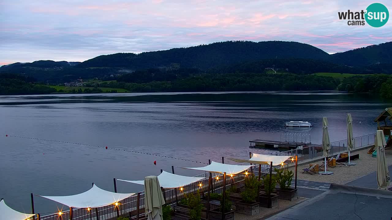 Webcam lago Velenje – Vista en directo desde Velenje Beach