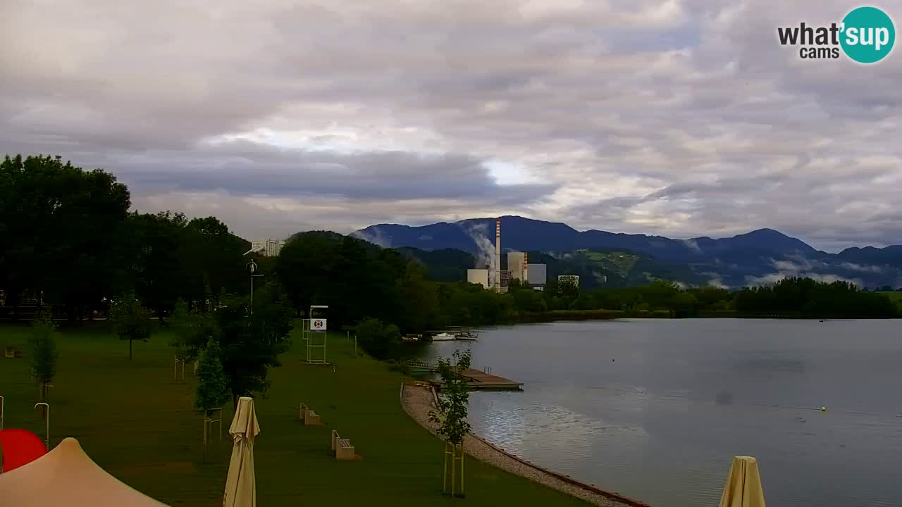 Webcam Lago di Velenje – Spiaggia di Velenje in diretta