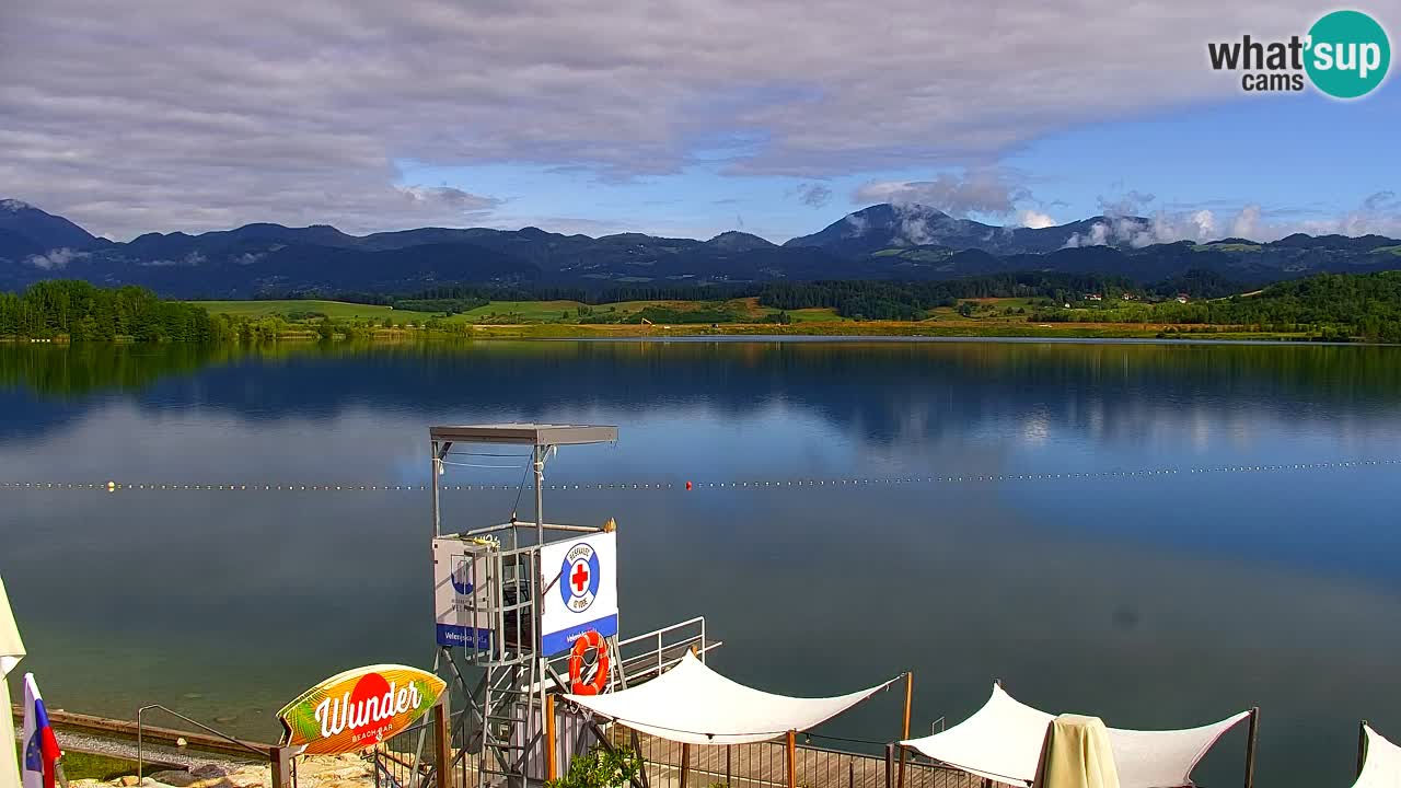 Webcam lago Velenje – Vista en directo desde Velenje Beach