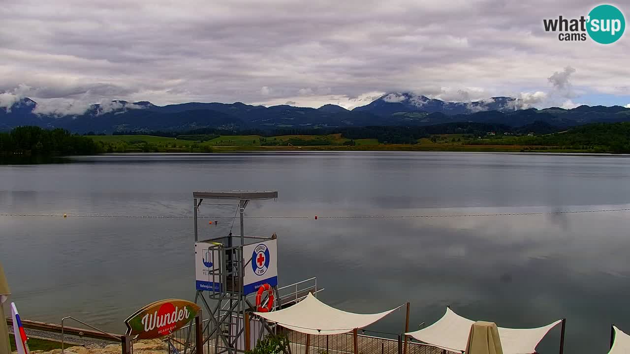 Webcam lago Velenje – Vista en directo desde Velenje Beach