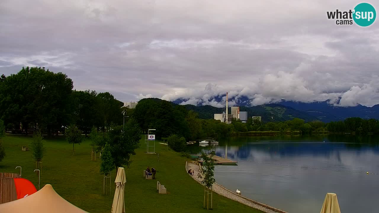 Webcam lac de Velenje – Vue en direct depuis Velenje Beach