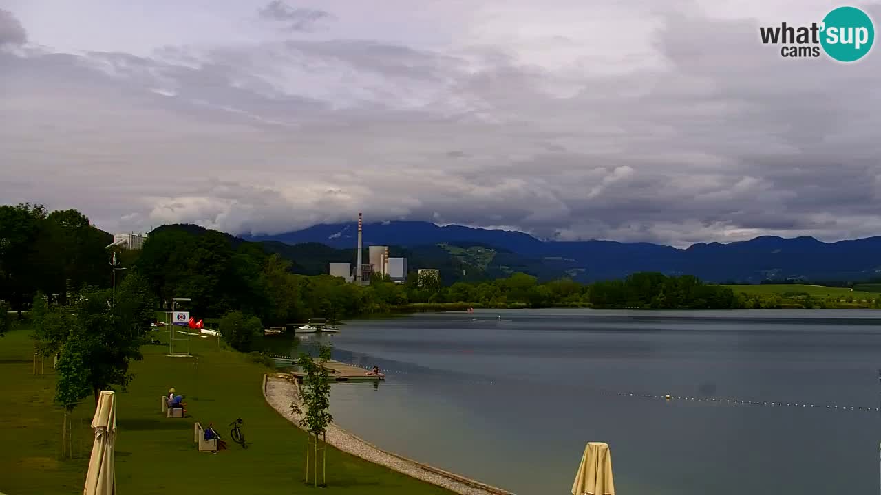 Webcam lac de Velenje – Vue en direct depuis Velenje Beach