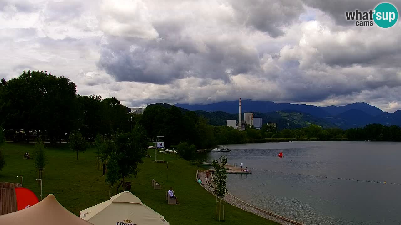 Webcam Lago di Velenje – Spiaggia di Velenje in diretta
