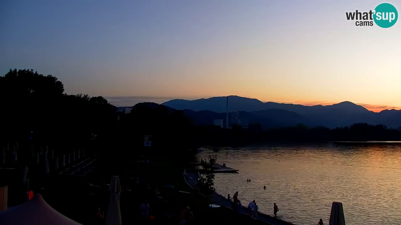 Webcam lac de Velenje – Vue en direct depuis Velenje Beach