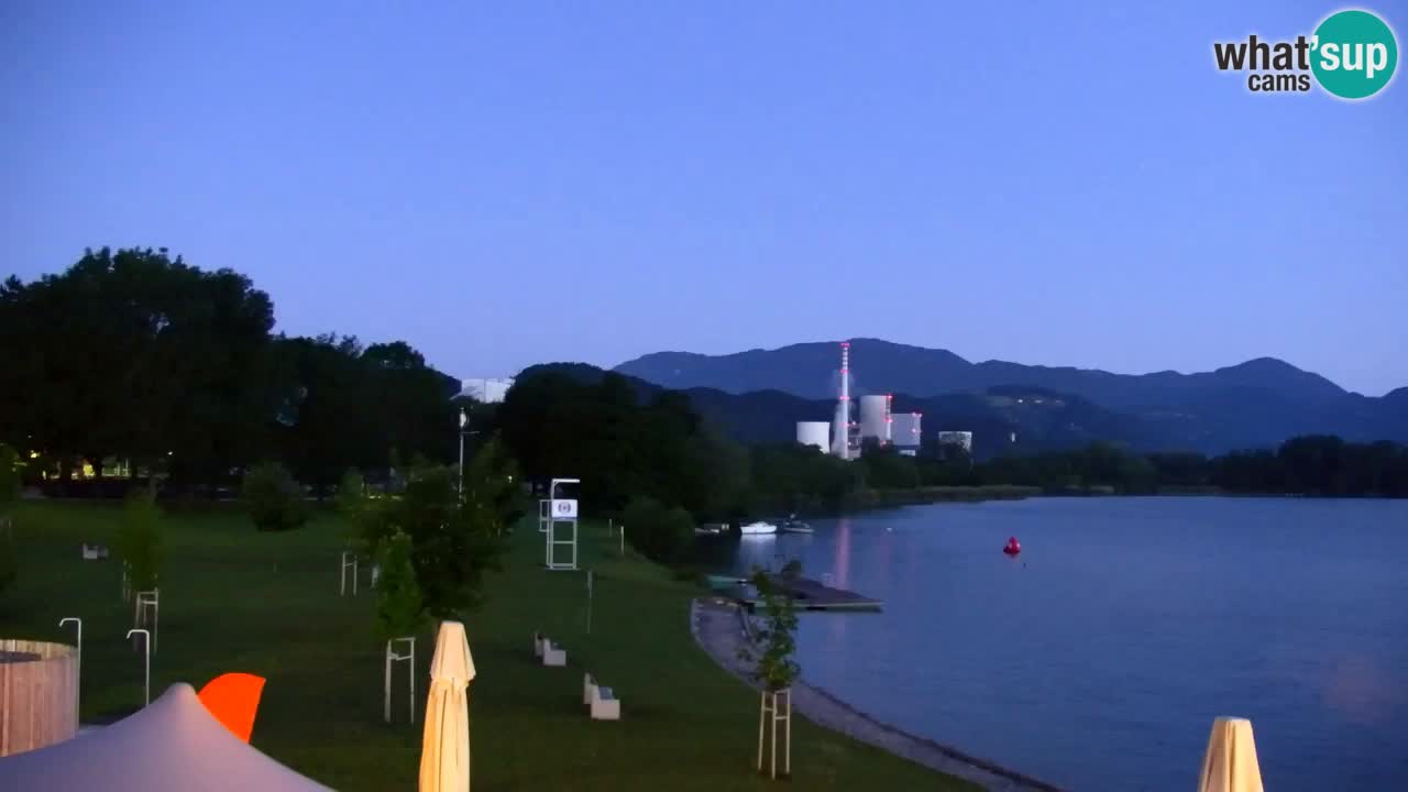 Webcam Lago di Velenje – Spiaggia di Velenje in diretta