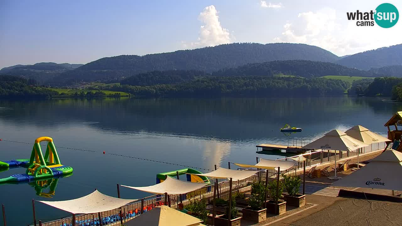 Webcam lago Velenje – Vista en directo desde Velenje Beach