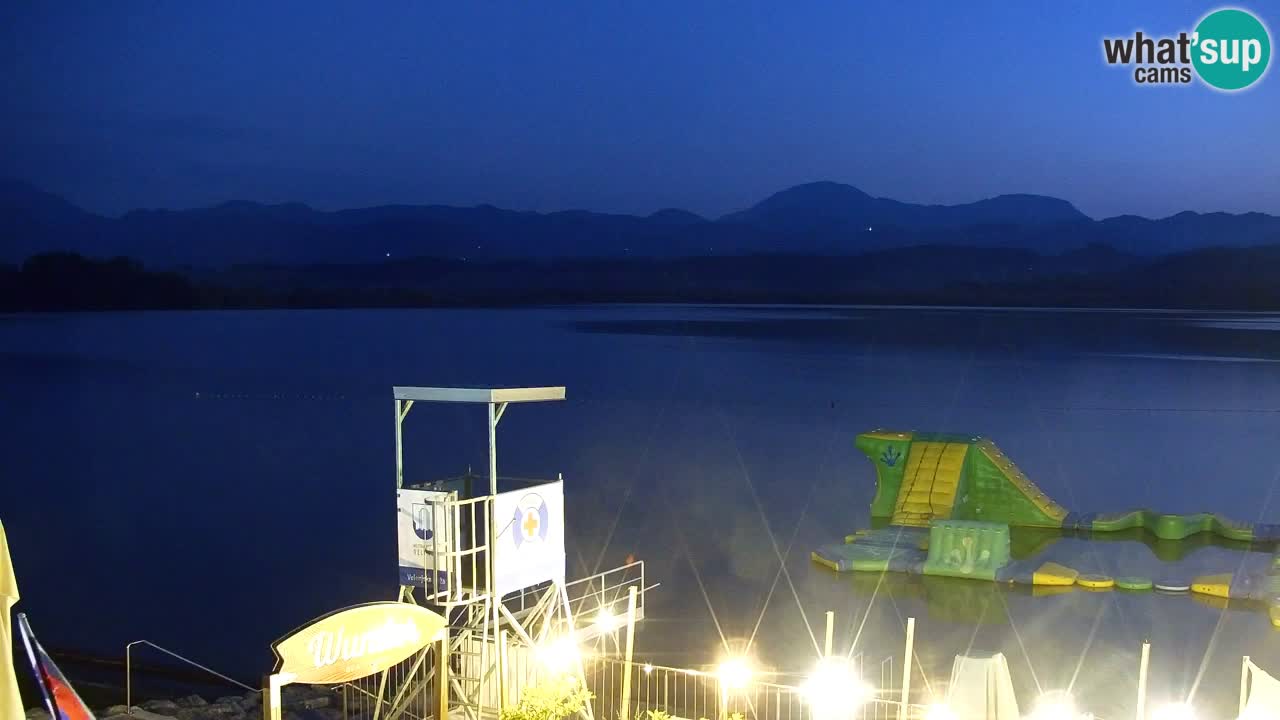 Webcam lac de Velenje – Vue en direct depuis Velenje Beach