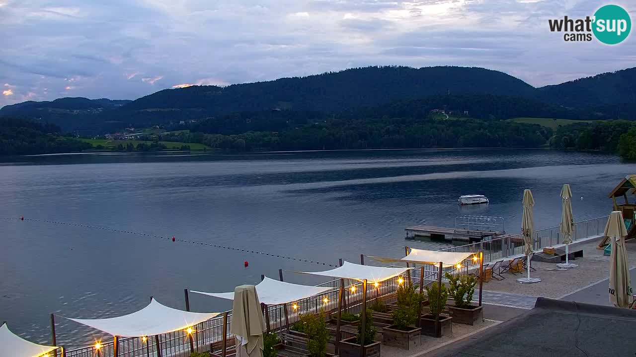 Webcam lago Velenje – Vista en directo desde Velenje Beach