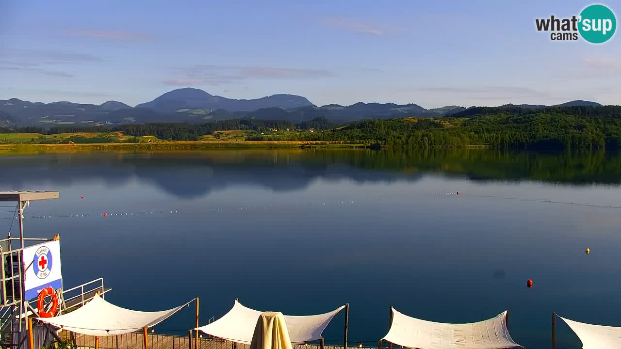 Web kamera Velenjsko jezero – Plaža Velenje uživo