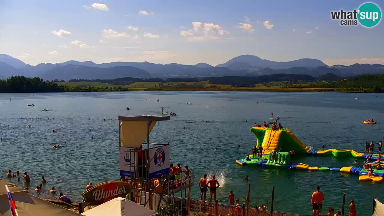 Web kamera Velenjsko jezero – Plaža Velenje uživo
