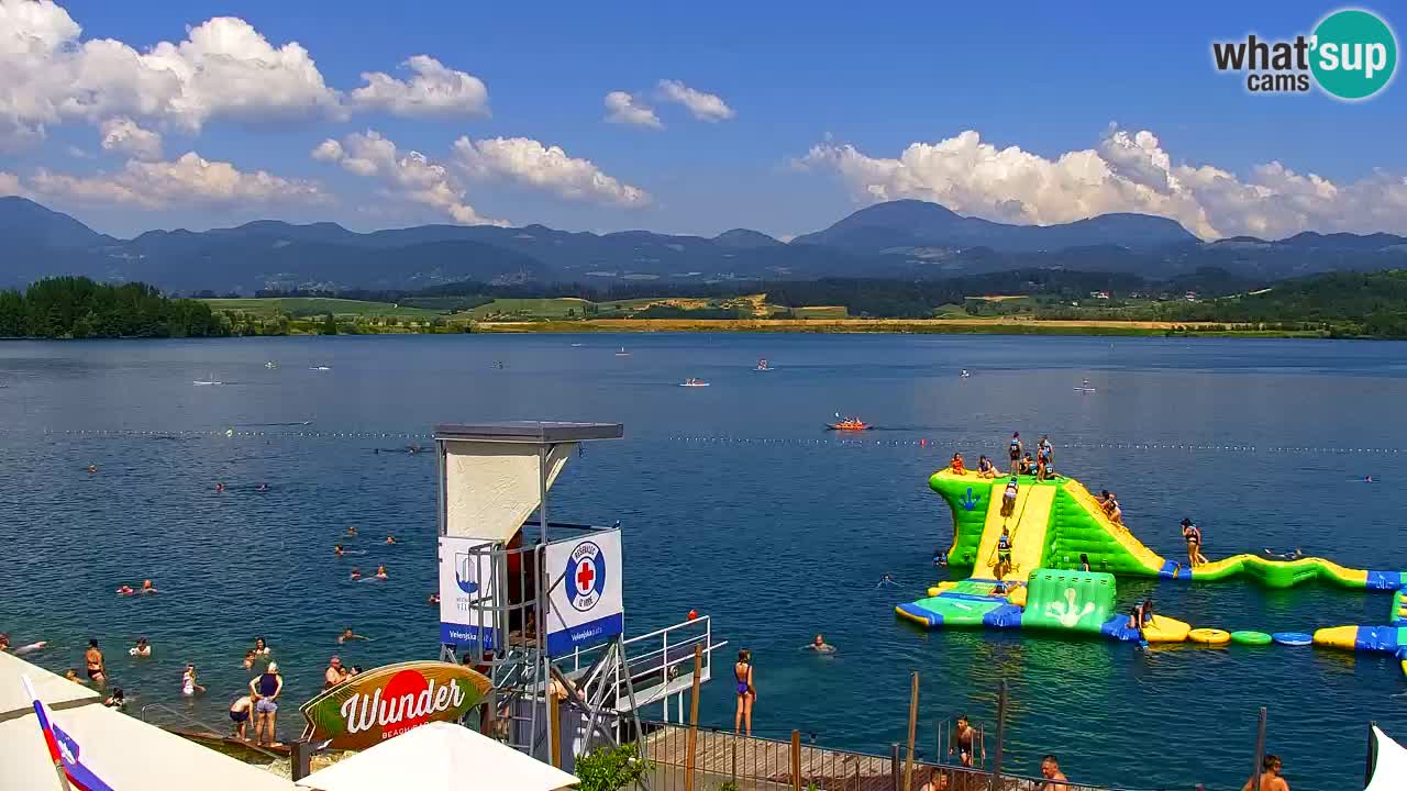 Webcam Lago di Velenje – Spiaggia di Velenje in diretta