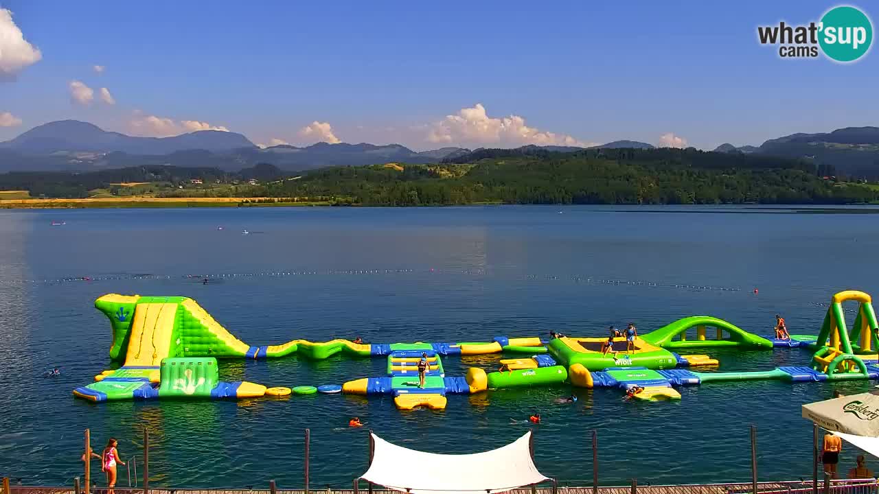 Webcam lago Velenje – Vista en directo desde Velenje Beach