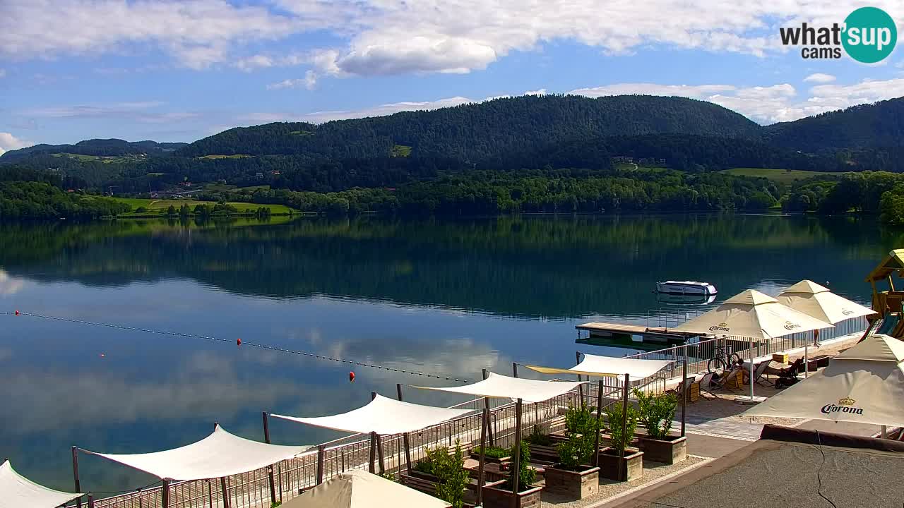 Webcam lago Velenje – Vista en directo desde Velenje Beach