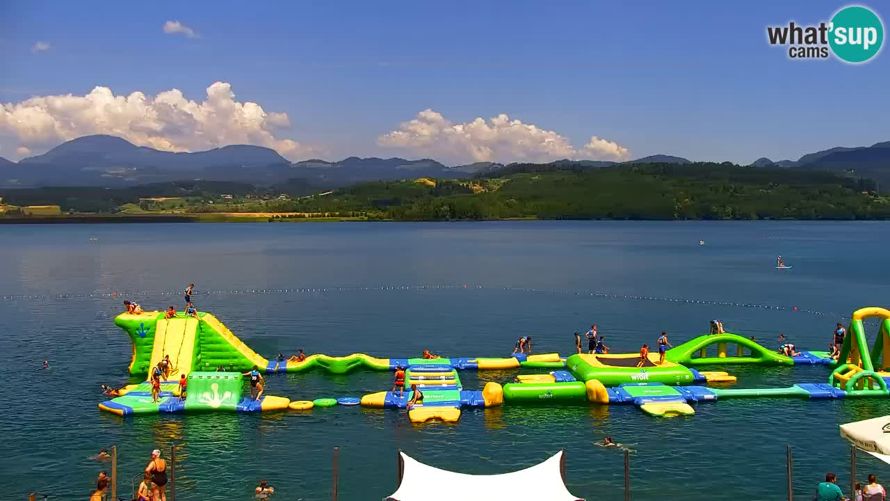 Web kamera Velenjsko jezero – Plaža Velenje uživo