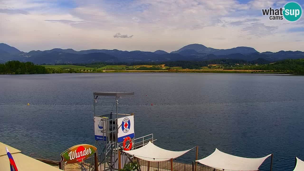 Webcam lac de Velenje – Vue en direct depuis Velenje Beach