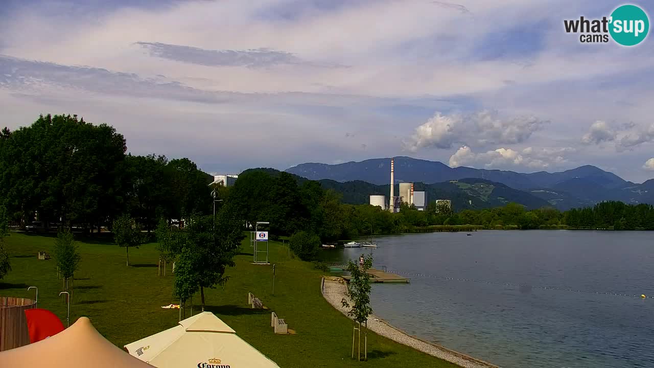 Web kamera Velenjsko jezero – Plaža Velenje uživo