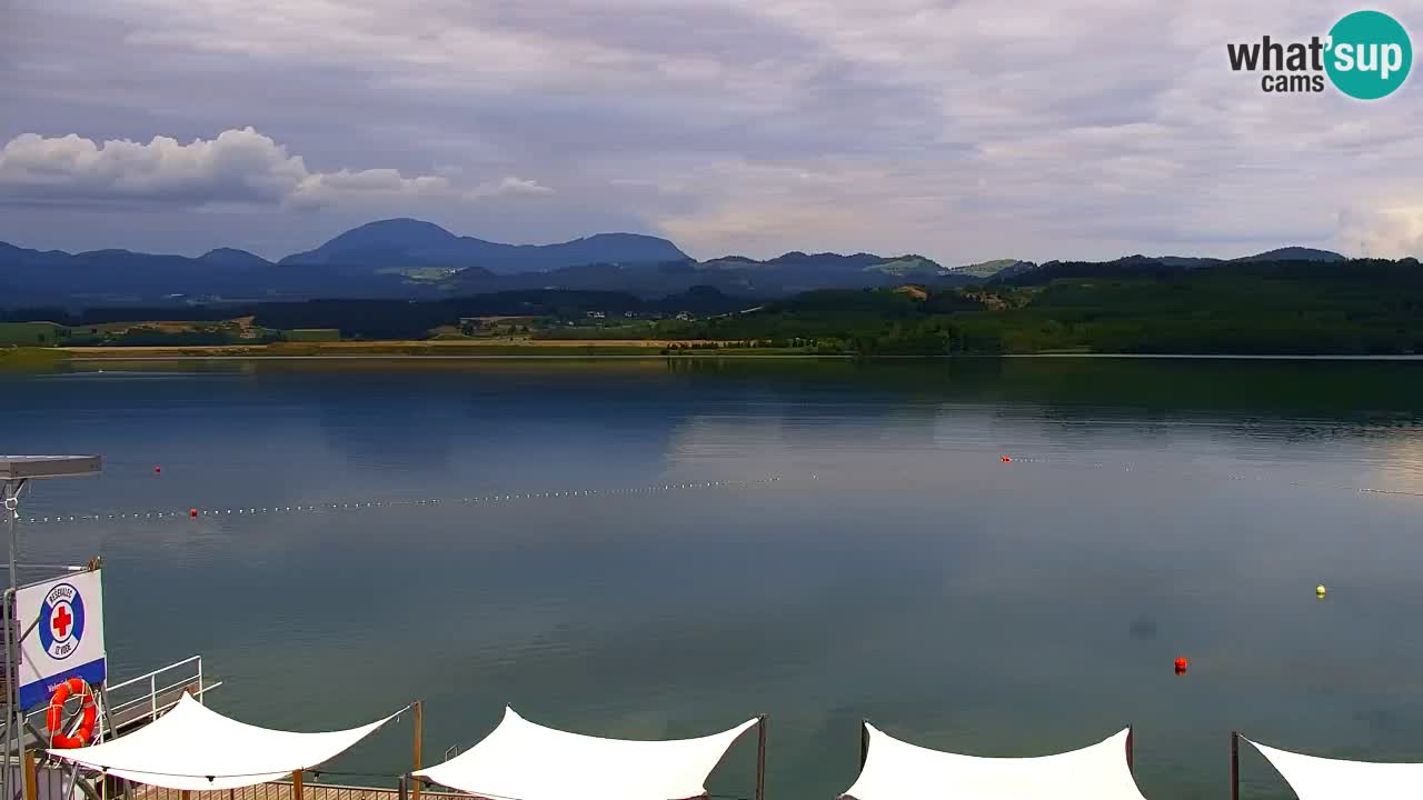Web kamera Velenjsko jezero – Plaža Velenje uživo