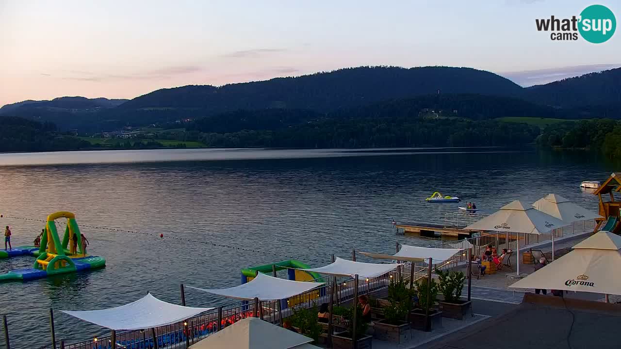 Webcam lago Velenje – Vista en directo desde Velenje Beach