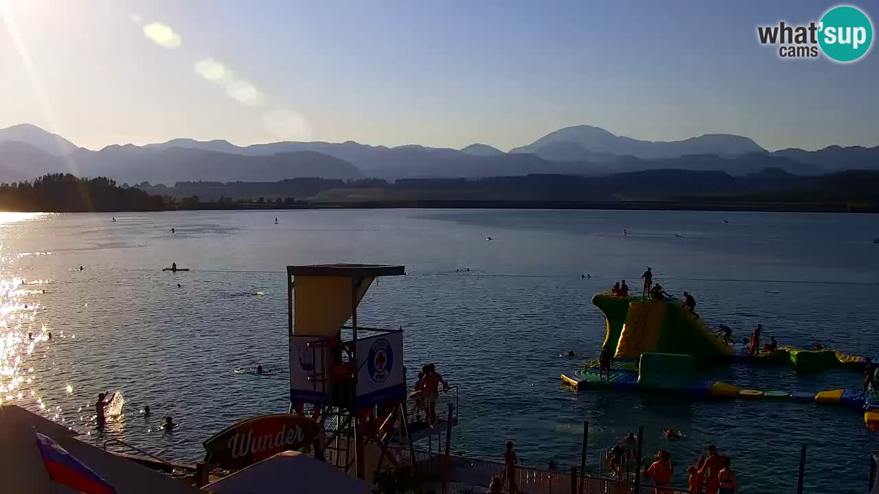 Web kamera Velenjsko jezero – Plaža Velenje uživo