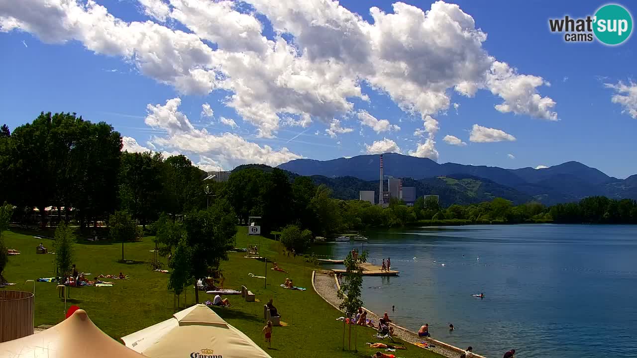 Webcam lac de Velenje – Vue en direct depuis Velenje Beach