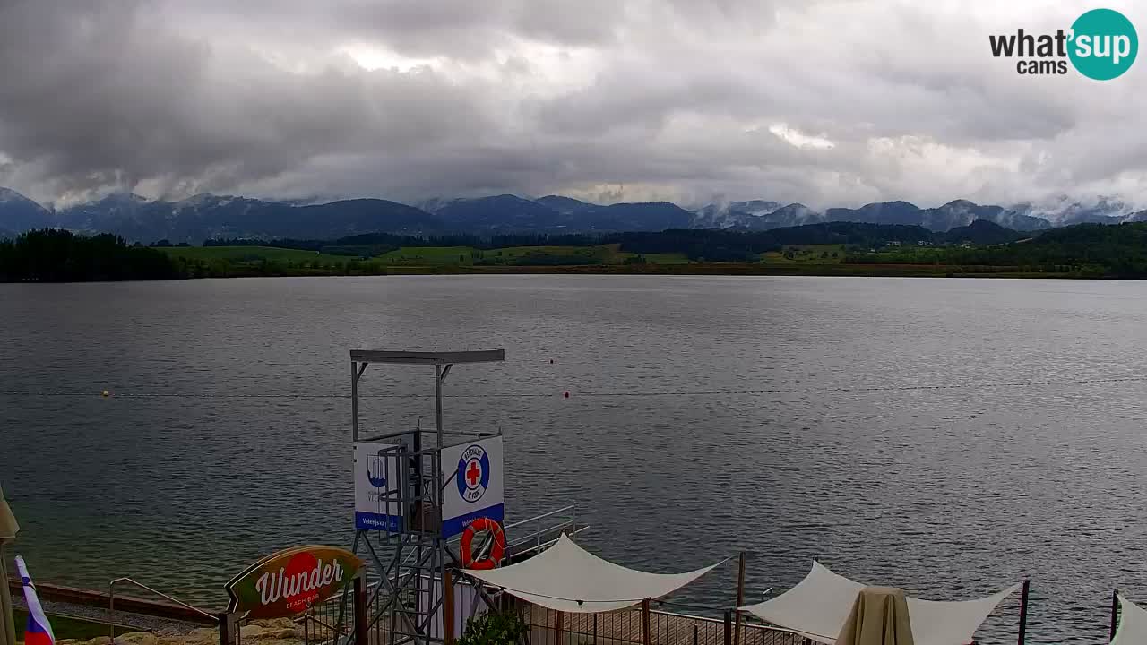 Webcam lago Velenje – Vista en directo desde Velenje Beach