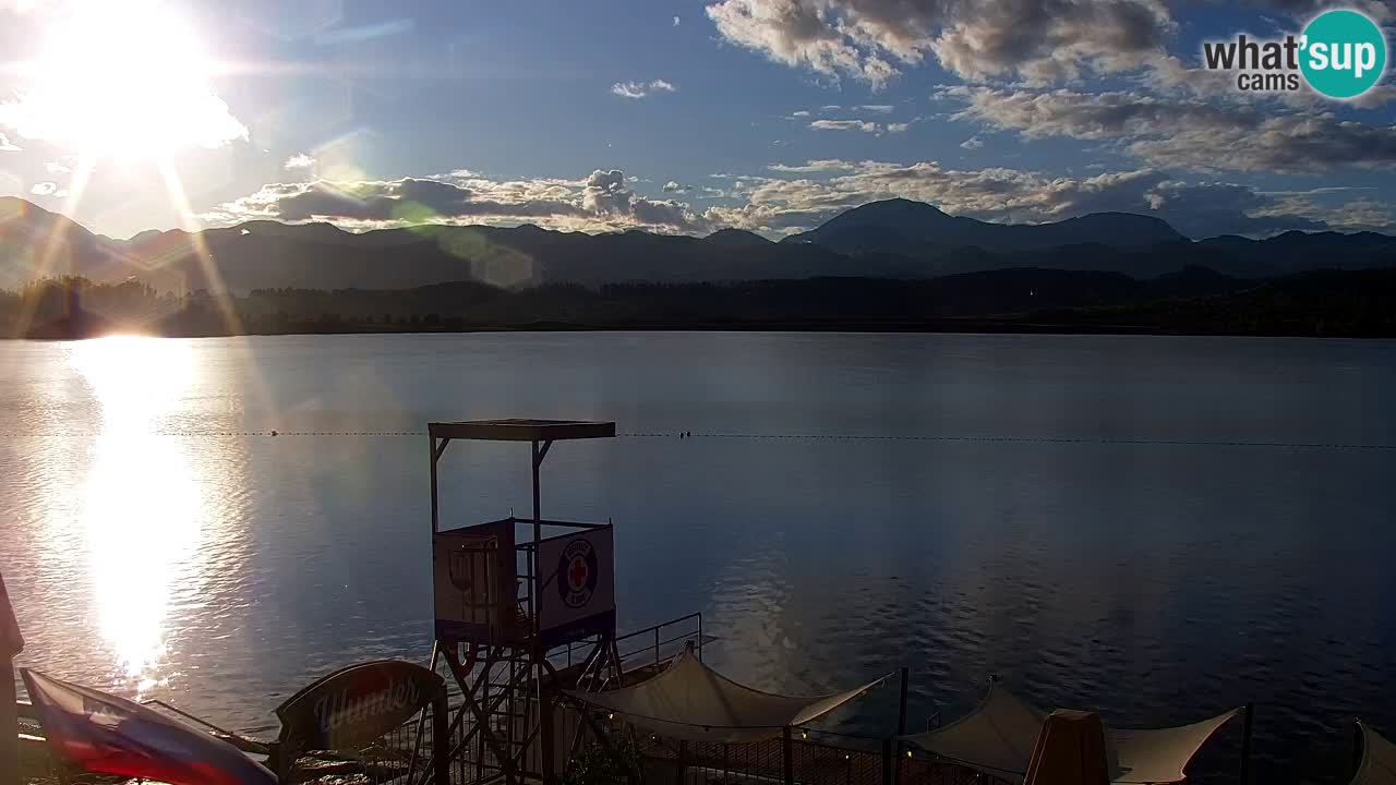 Webcam lac de Velenje – Vue en direct depuis Velenje Beach