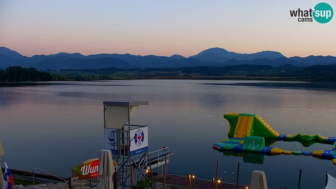 Webcam Lago di Velenje – Spiaggia di Velenje in diretta