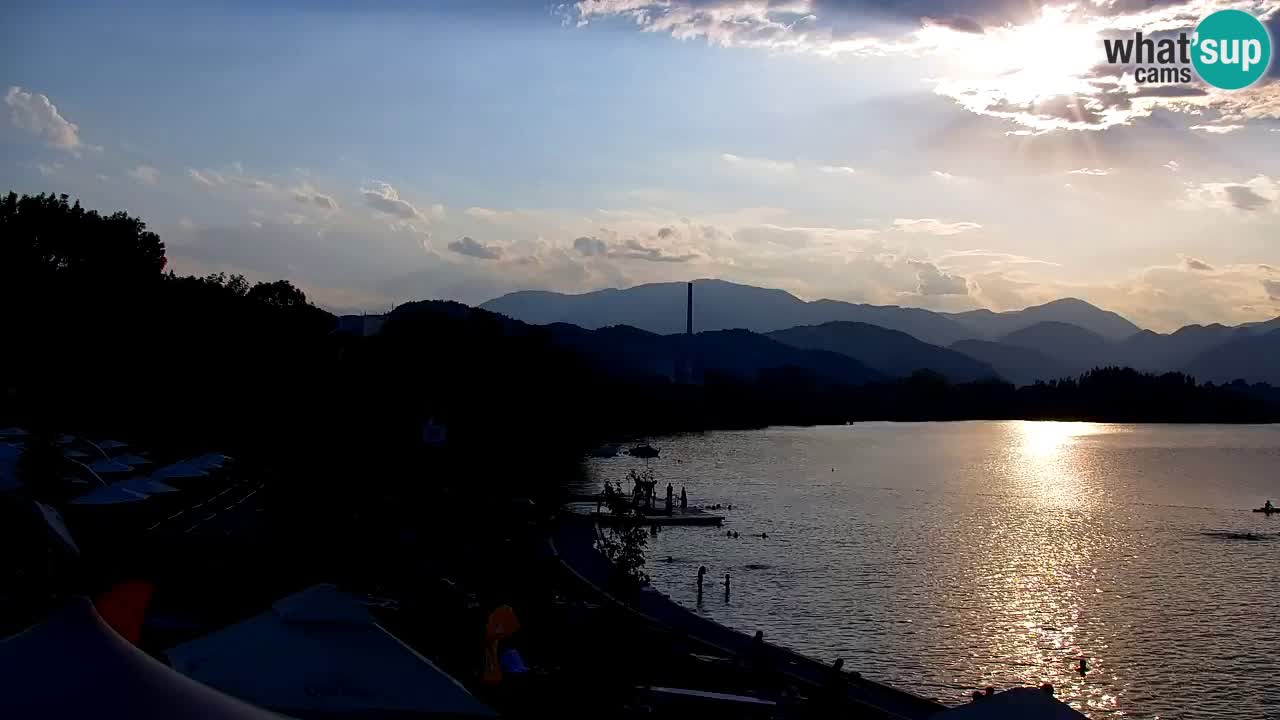 Webcam lac de Velenje – Vue en direct depuis Velenje Beach