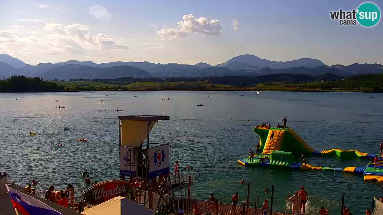 Webcam Lago di Velenje – Spiaggia di Velenje in diretta