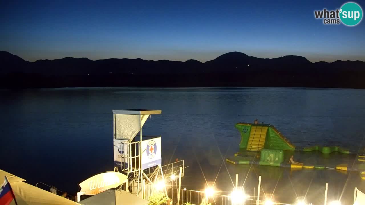 Webcam Lago di Velenje – Spiaggia di Velenje in diretta