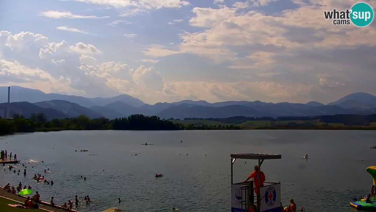 Webcam Lago di Velenje – Spiaggia di Velenje in diretta
