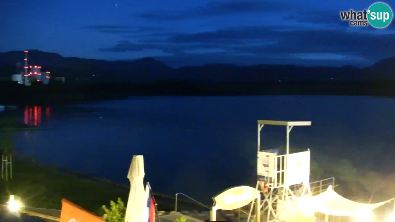 Webcam lago Velenje – Vista en directo desde Velenje Beach
