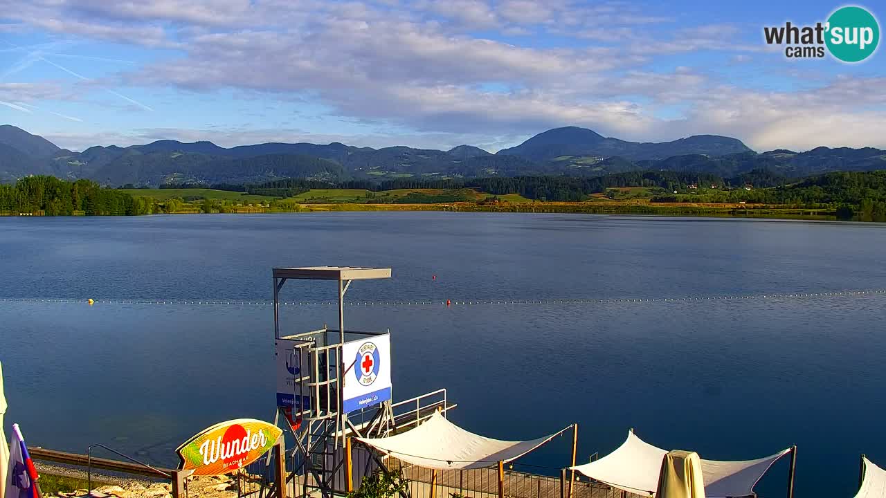 Webcam Lago di Velenje – Spiaggia di Velenje in diretta