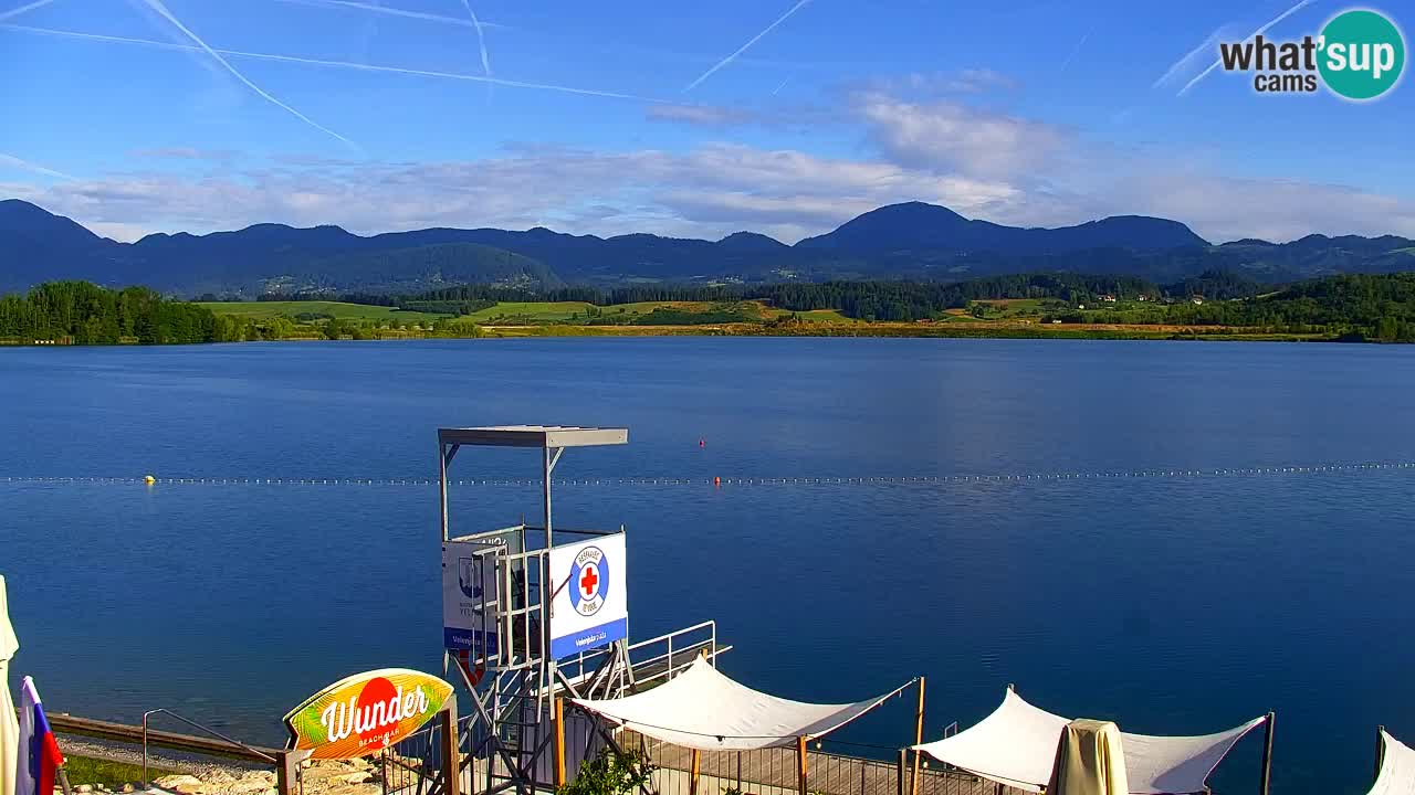 Webcam Lago di Velenje – Spiaggia di Velenje in diretta