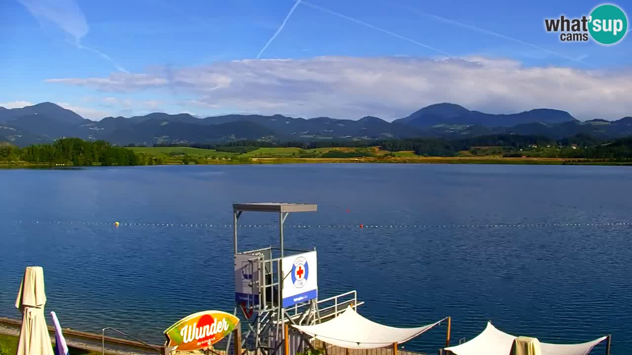 Webcam lago Velenje – Vista en directo desde Velenje Beach