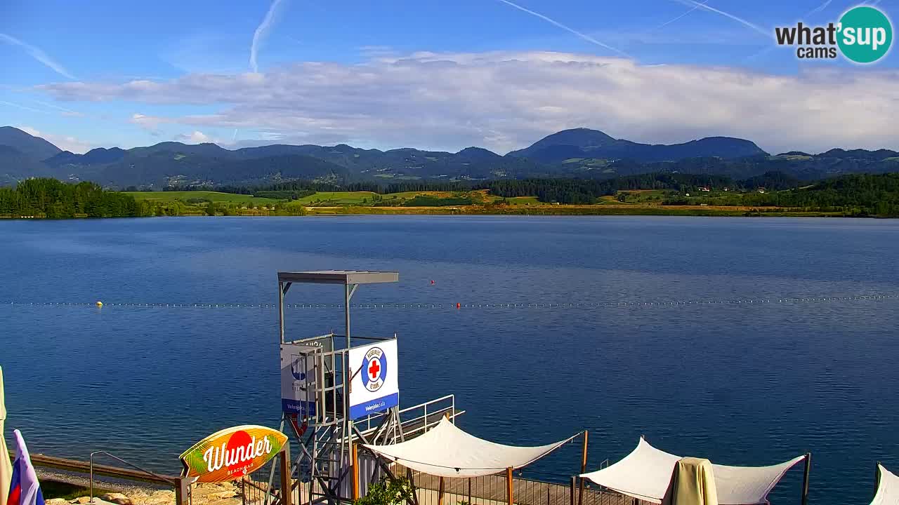 Web kamera Velenjsko jezero – Plaža Velenje uživo