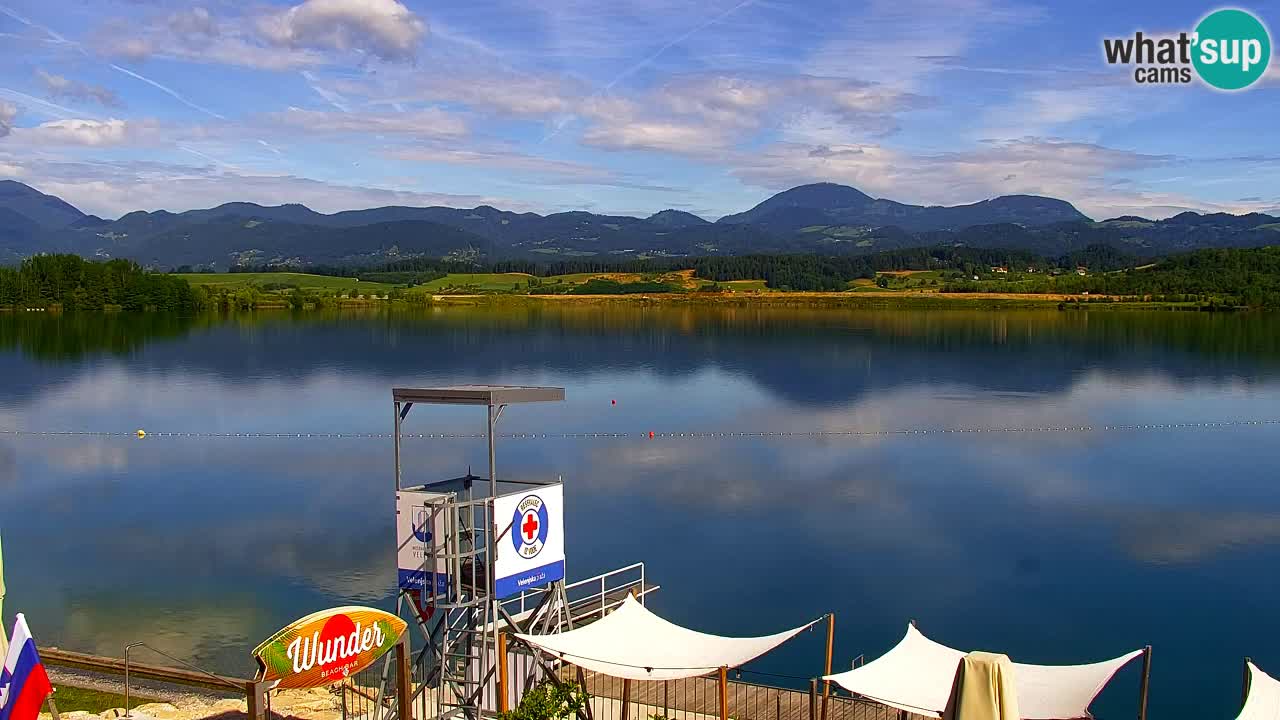 Webcam lac de Velenje – Vue en direct depuis Velenje Beach