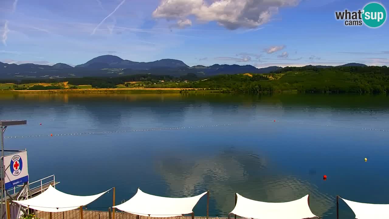 Webcam lago Velenje – Vista en directo desde Velenje Beach