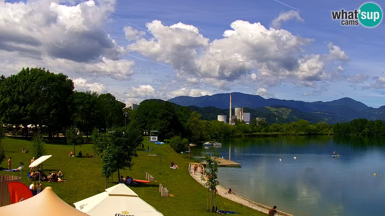 Webcam Lago di Velenje – Spiaggia di Velenje in diretta