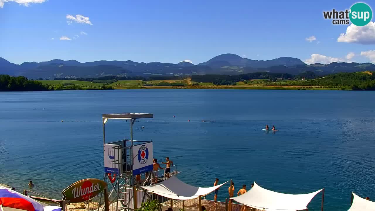 Webcam Lago di Velenje – Spiaggia di Velenje in diretta