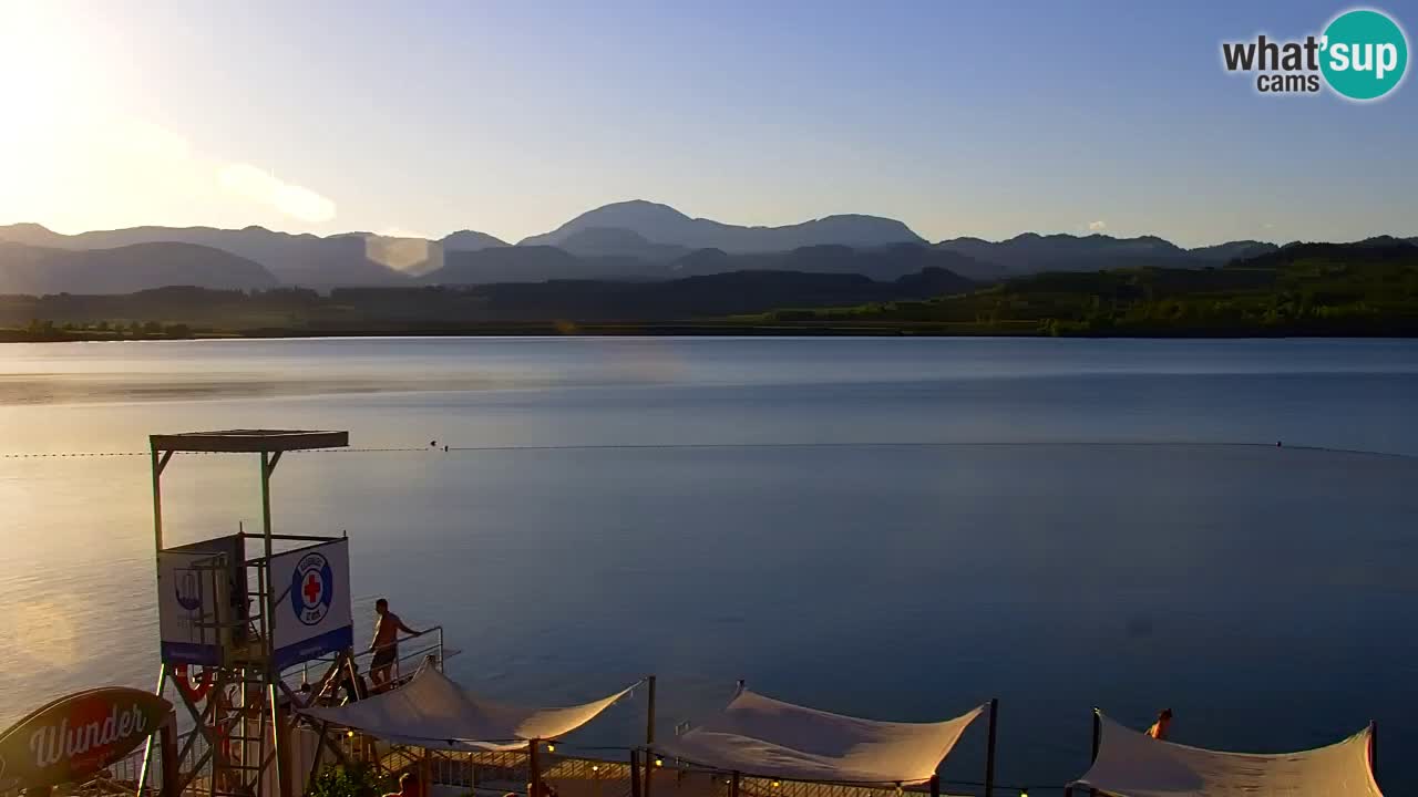 Webcam lago Velenje – Vista en directo desde Velenje Beach