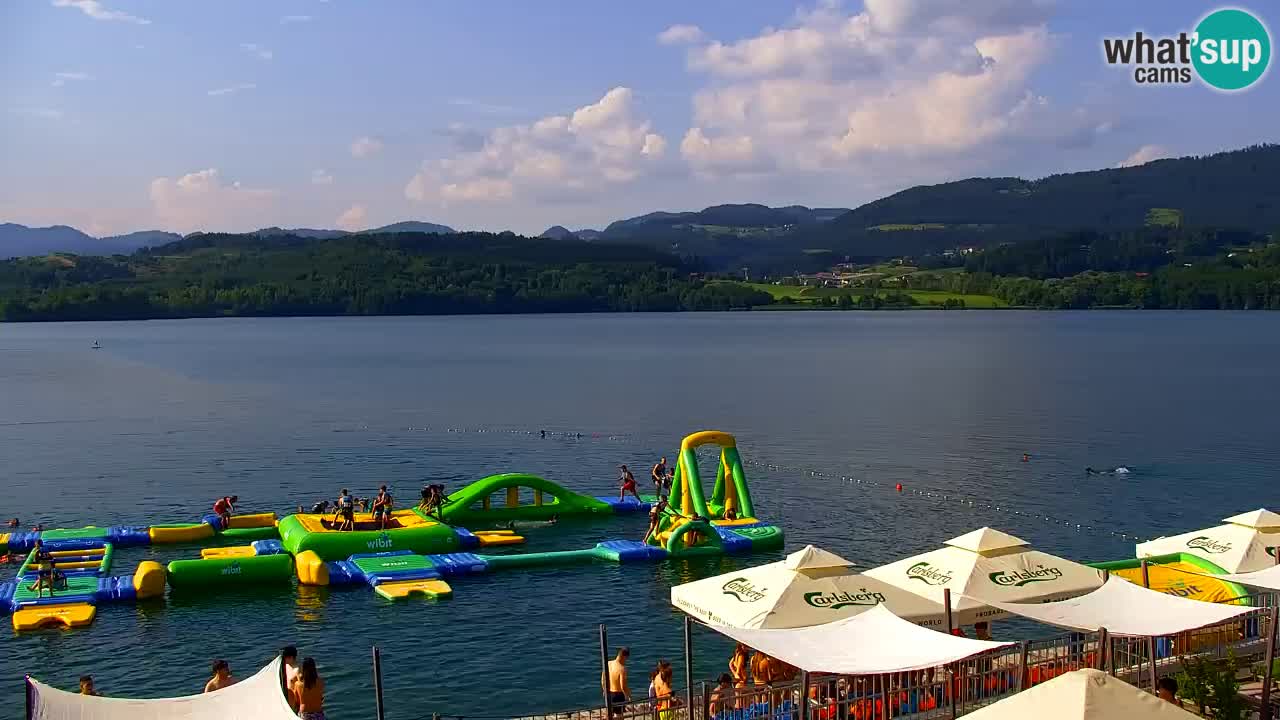 Webcam lac de Velenje – Vue en direct depuis Velenje Beach