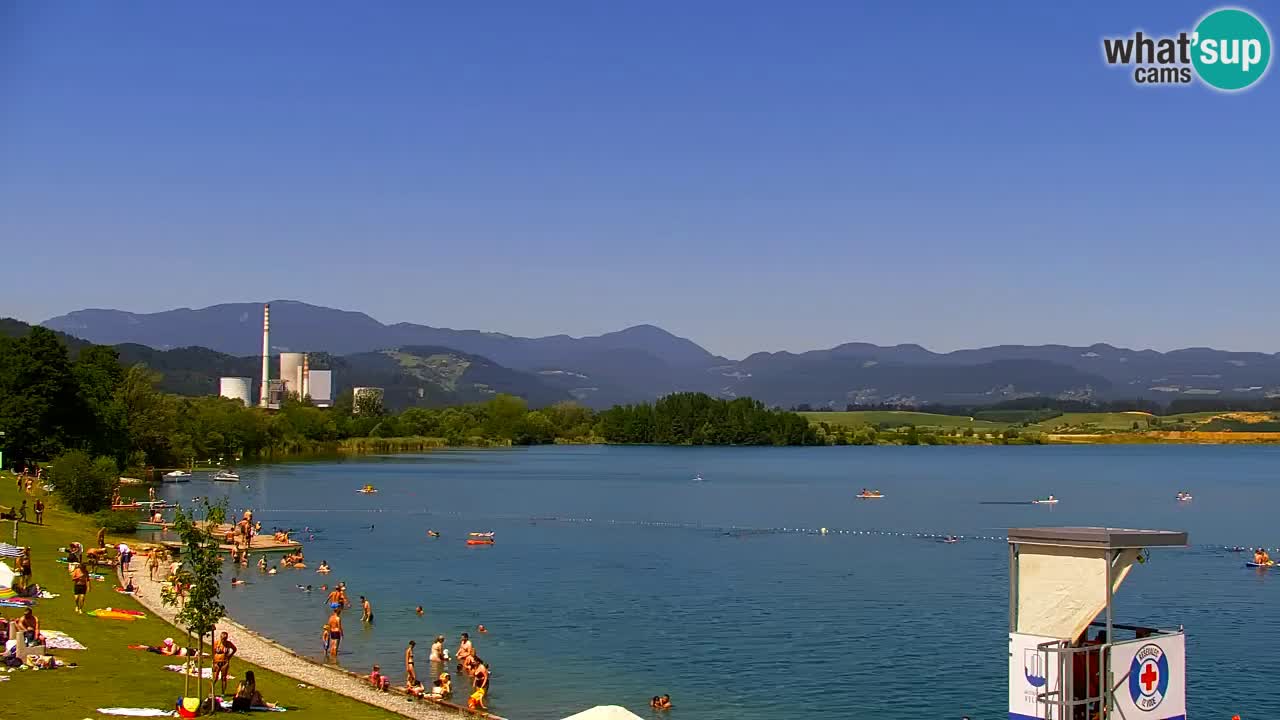 Velenje Lake Webcam – Live from Velenje Beach